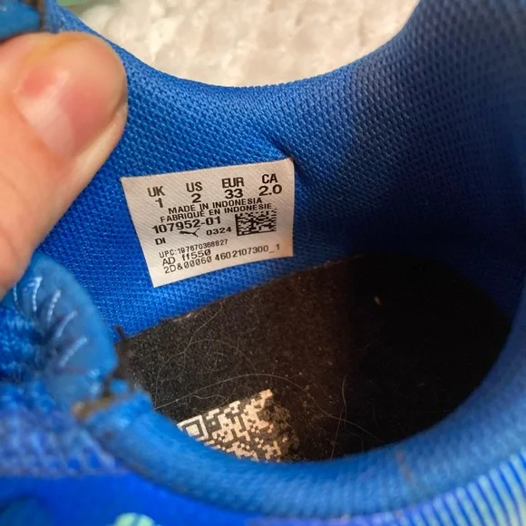 Puma Royal Blue Athletic Shoes - Picture 2 of 2